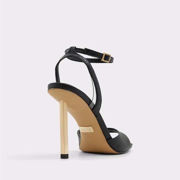 ✨ NEW | Aldo | Black Strappy Stiletto sandals - Picture 2 of 8